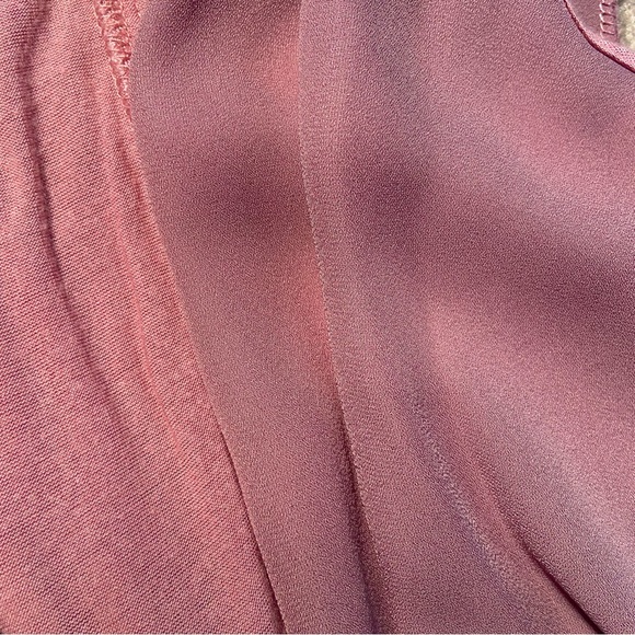 Bodysuit with Plunge Neckline - Dusty Rose - Picture 4 of 5